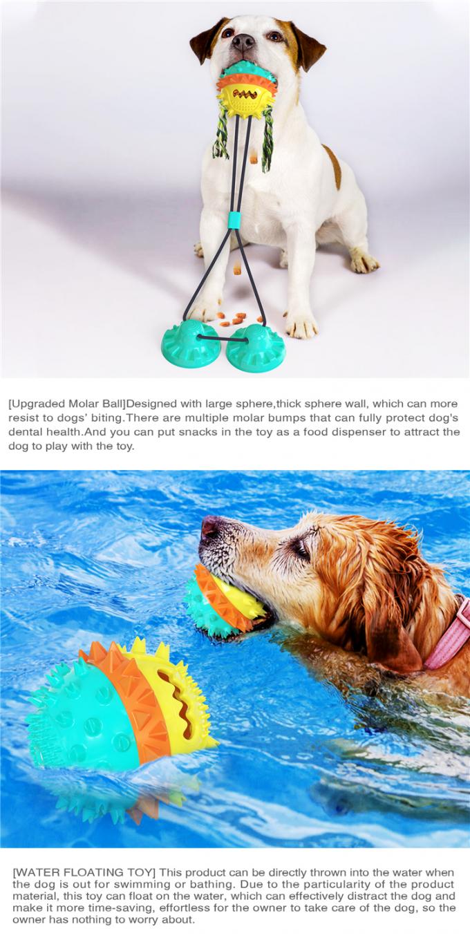 L'animal familier fait sur commande professionnel fournit le jouet renforcé multicolore de boule de corde de surgeon