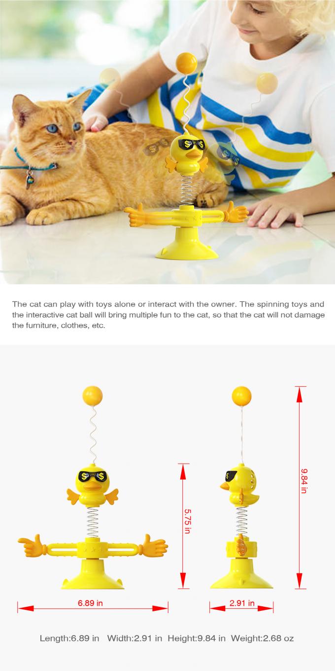 Le meilleur animal familier de vente Cat Toy With Custom d'oiseau de ressort de maison Auto-hé