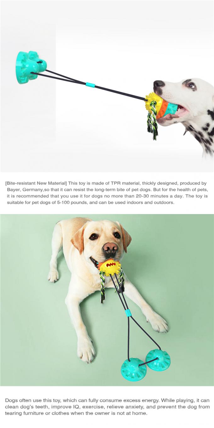 L'animal familier fait sur commande professionnel fournit le jouet renforcé multicolore de boule de corde de surgeon